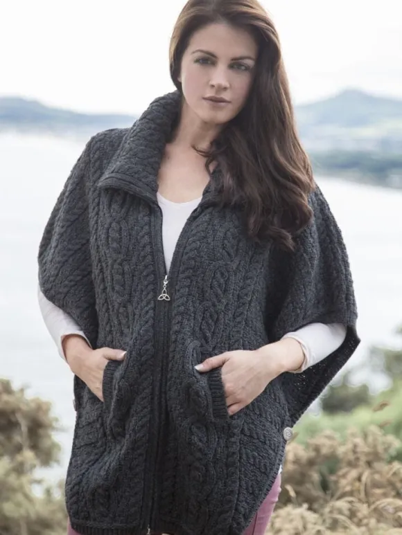 Sale Sweater Shop Aran Batwing Jacket Merino Wool