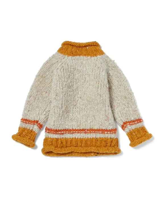 Best Sweater Shop Baby Roll Neck Crew Sweater Natural