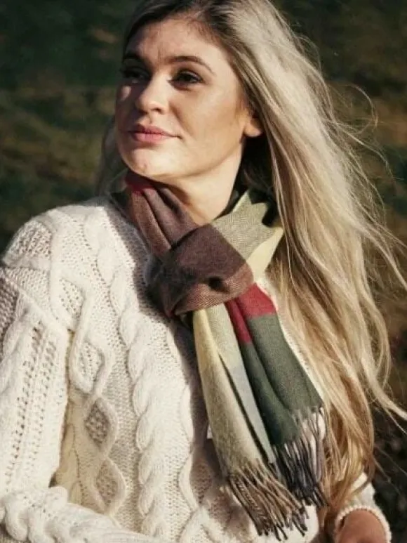 New Sweater Shop Extra Fine Merino Wool Scarf 145
