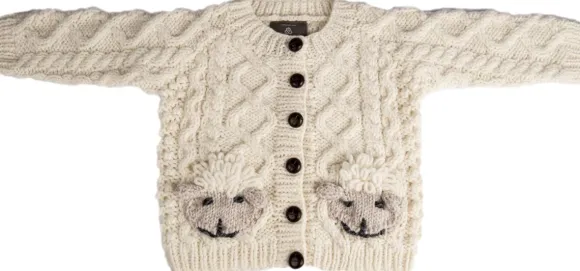 Hot Sweater Shop Kids Handknit Merino Cardigan
