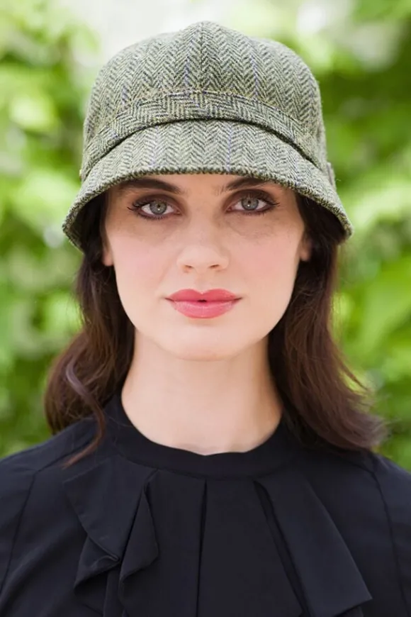 Best Sweater Shop Newsboy Cap Grey Herringbone col.1